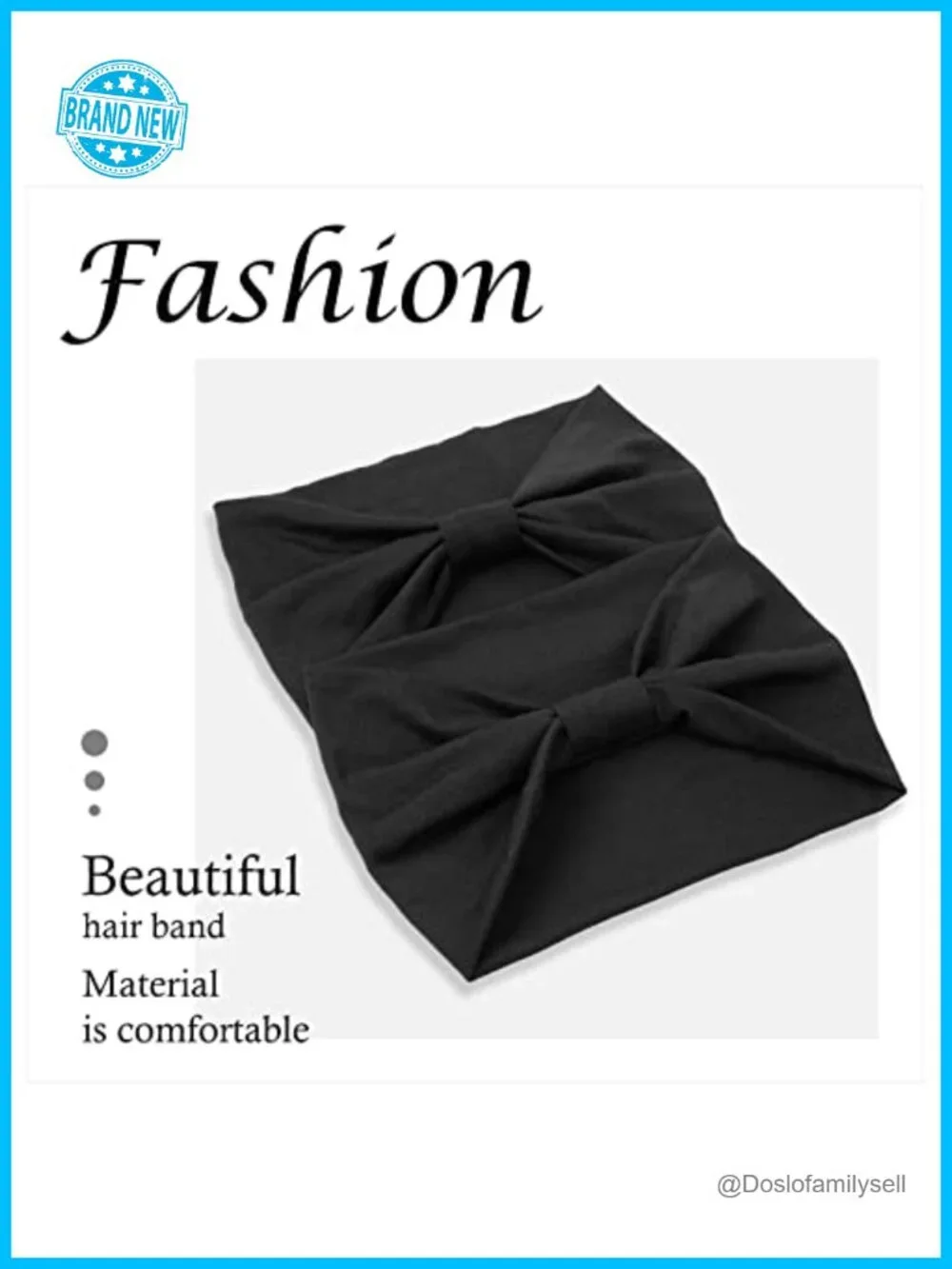 Extra Wide 7'' Anti Slip Knotted Headbands for Women Boho Stretch Hair Bands 2